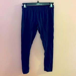 Blue leggings for a girl 9-12 years old